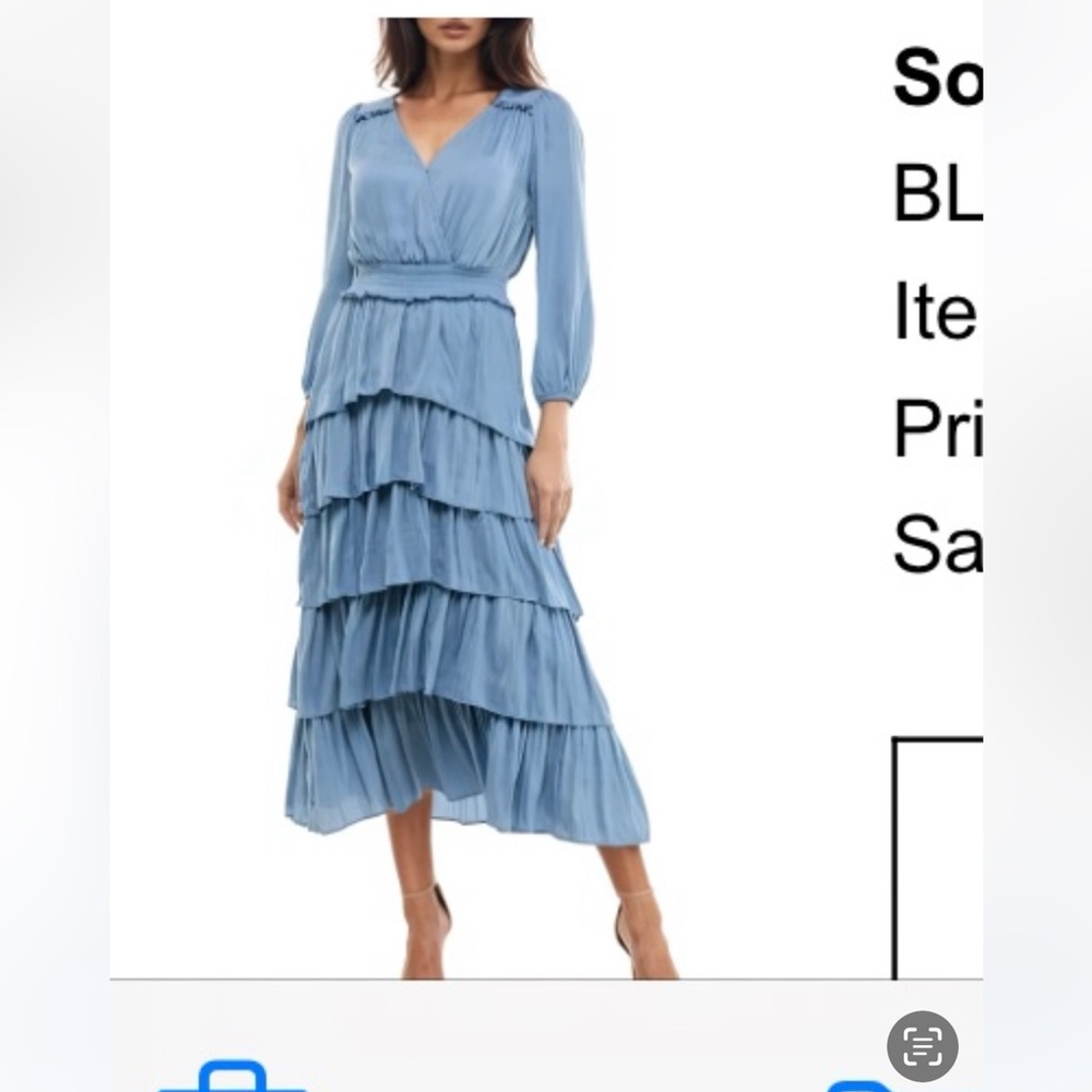 Socialite Tiered MIDI Dress
